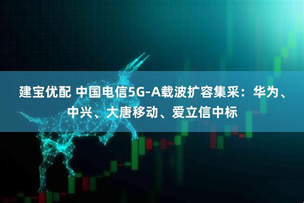 建宝优配 中国电信5G-A载波扩容集采：华为、中兴、大唐移动、爱立信中标