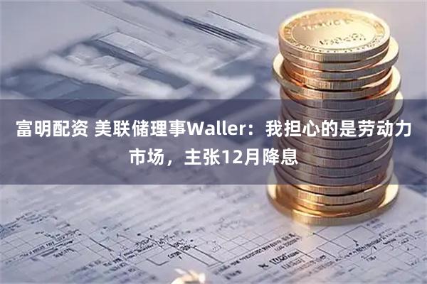 富明配资 美联储理事Waller：我担心的是劳动力市场，主张12月降息